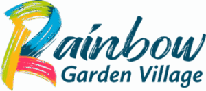 Unser Partner Rainbow Garden Village Logo Rainbow Garden Village
